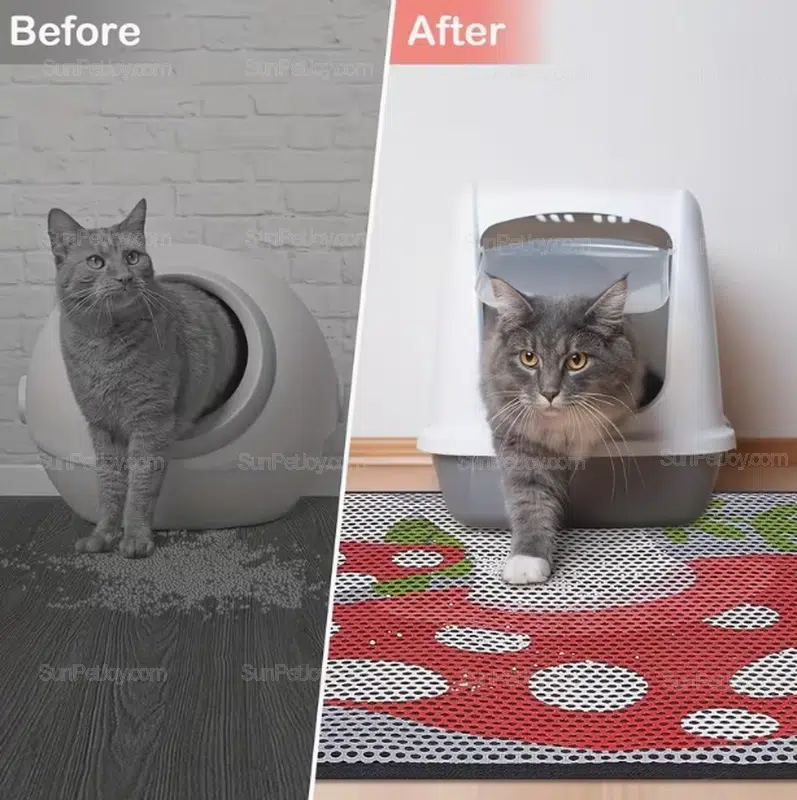 Wholesale Cat Litter Trapping Mat - Double Layer Design for Bulk Supply - Image 6