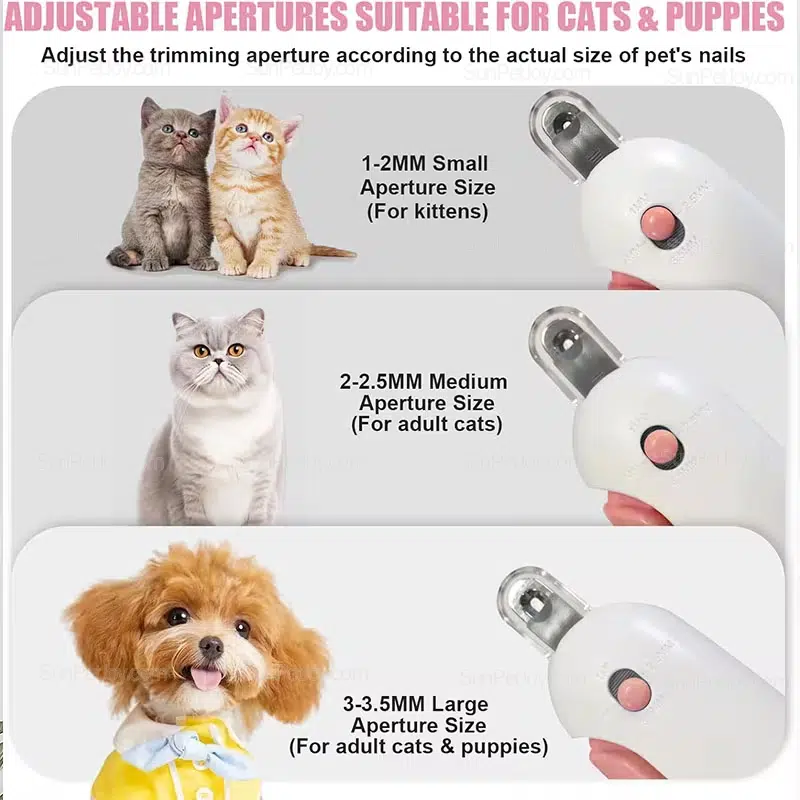 Wholesale Cat Nail Clipper with Adjustable Aperture Safety Guard - Image 5