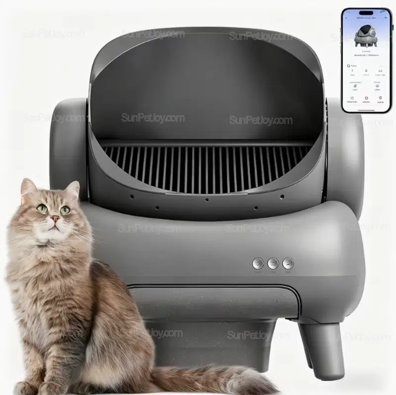 Wholesale Cat Self-Cleaning Litter Box with 76L Capacity