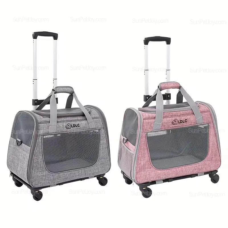 Wholesale Cat Travel Carrier with Luggage Handle Sleeve