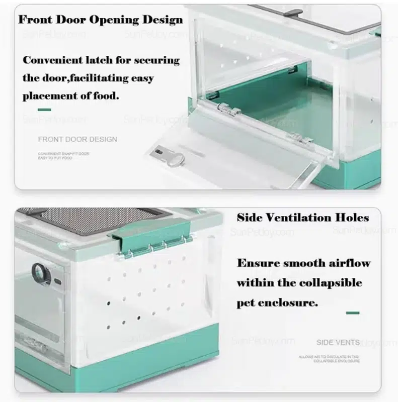 Wholesale Foldable Snake Terrarium with Front Access Door - Image 7