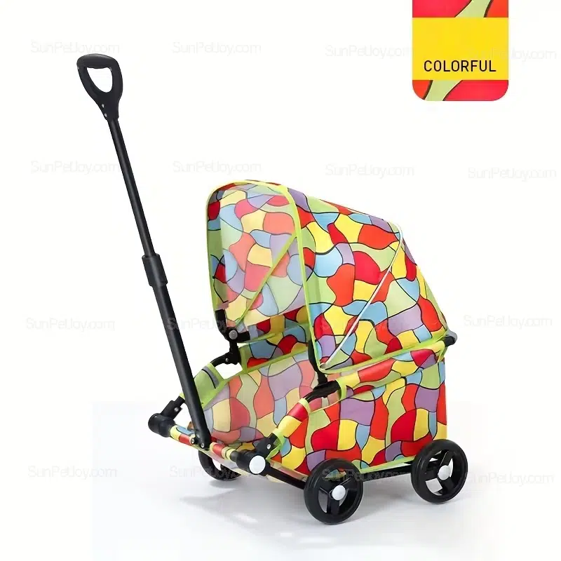 Wholesale Lightweight Cat Stroller for Travel and Daily Transport - Image 3