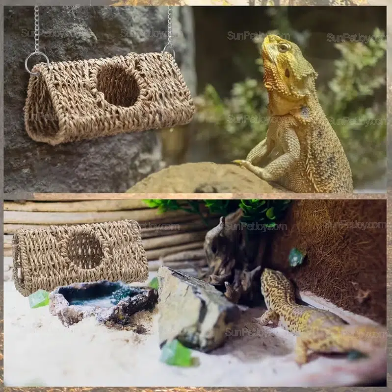 Wholesale Lizards Hanging Seagrass Hide with Suction Mount - Image 4