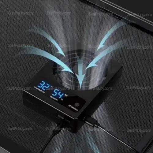 Wholesale Reptile Terrarium Thermo-Hygrometer with Auto Vent Fan