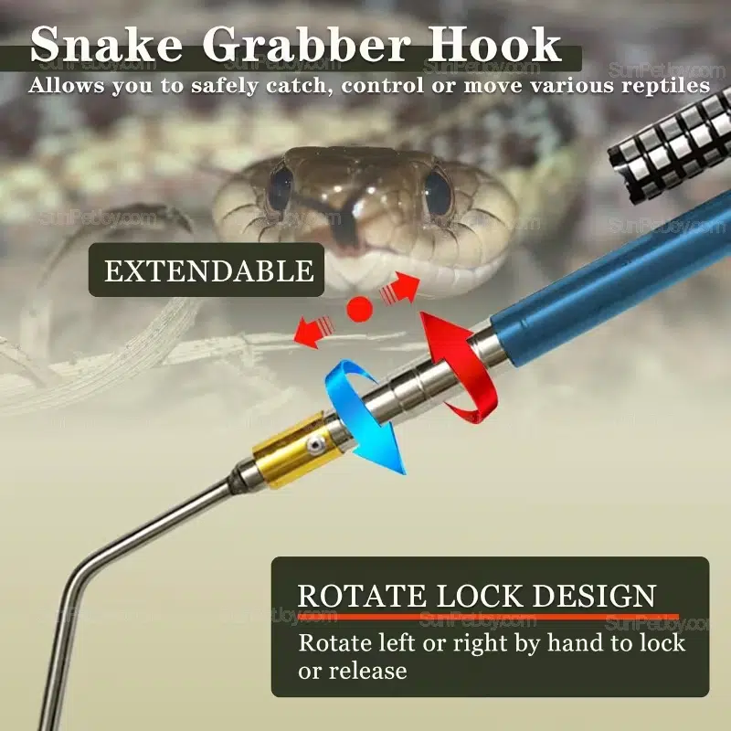Wholesale Snakes Telescopic Handling Hook with LED Light - Image 3