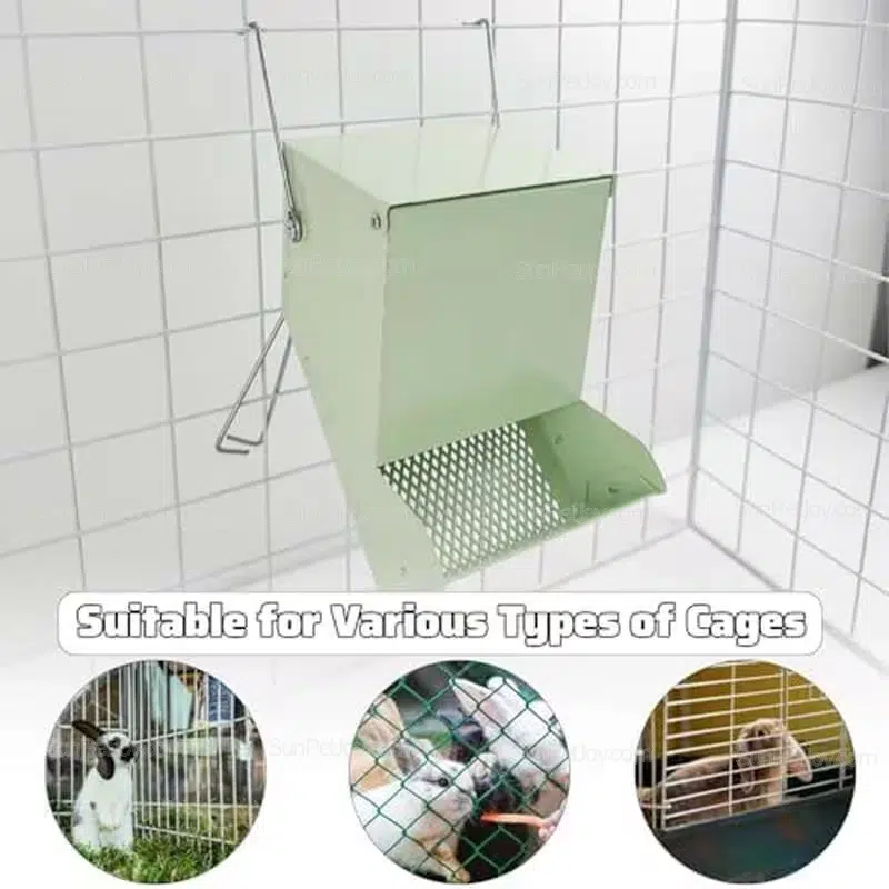 Small Animals Durable PP Hanging Feeder for Wire Cages | Wholesale - Image 3