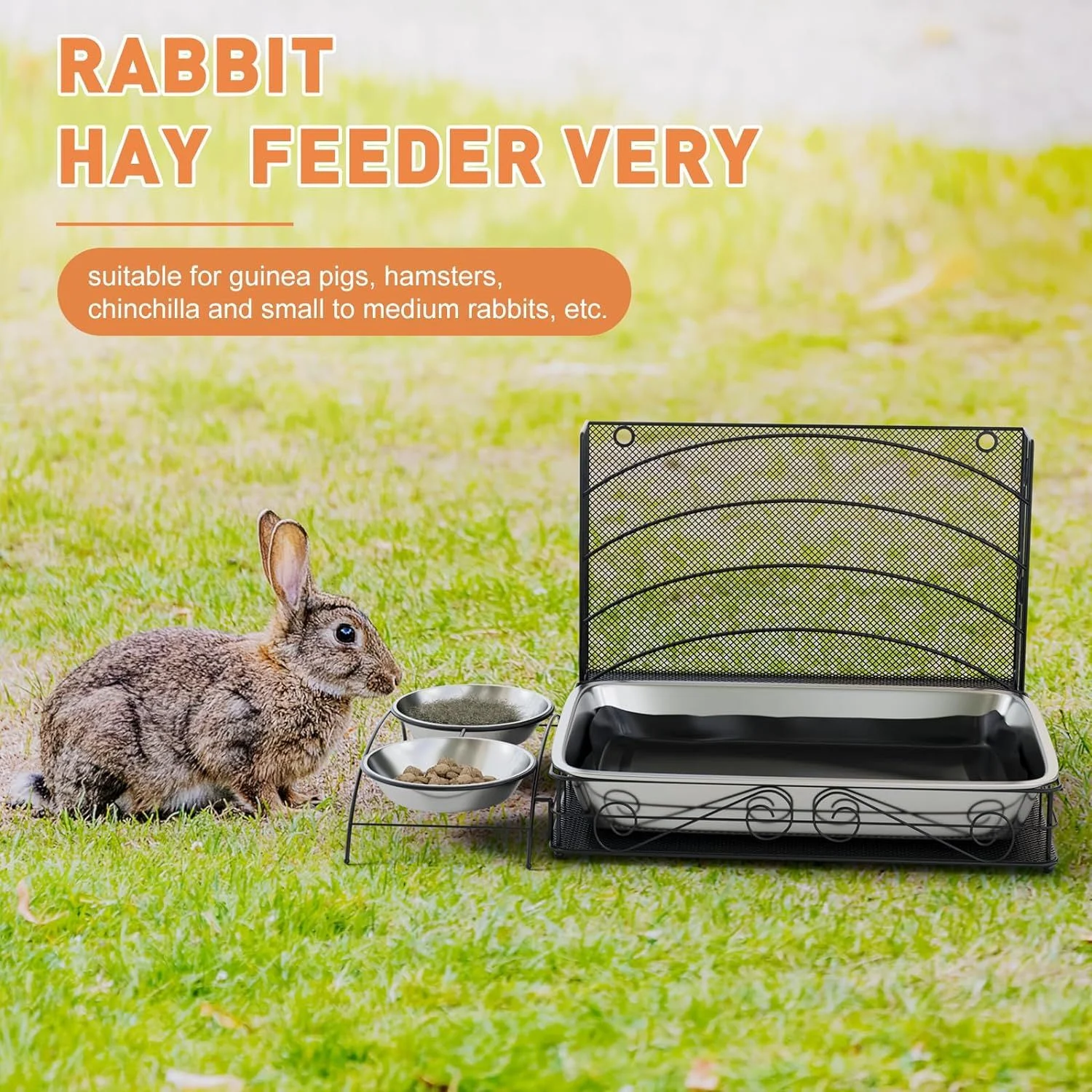 bunny hay feeder