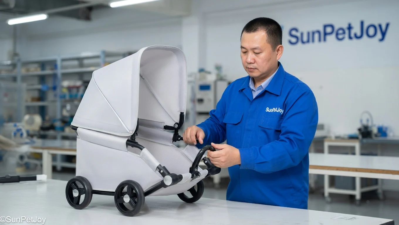 Foldable Cat Stroller