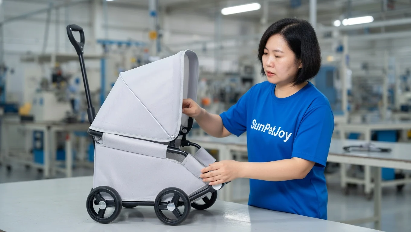 Foldable Cat Stroller