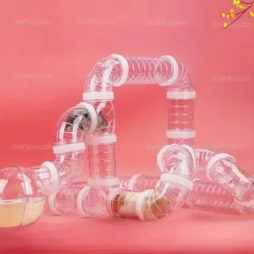 Custom Small Animals Clear PVC Tunnel System for Habitats