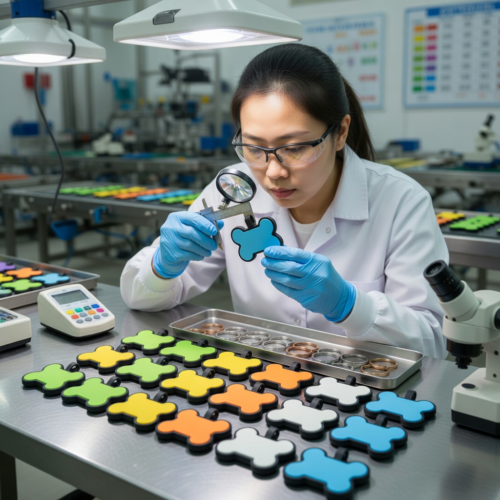 Bone-Shaped Silicone Dog Tag for Wholesale