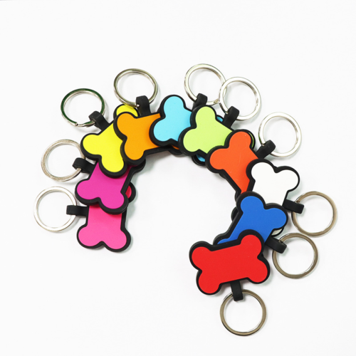 Bone-Shaped Silicone Dog Tag for Wholesale