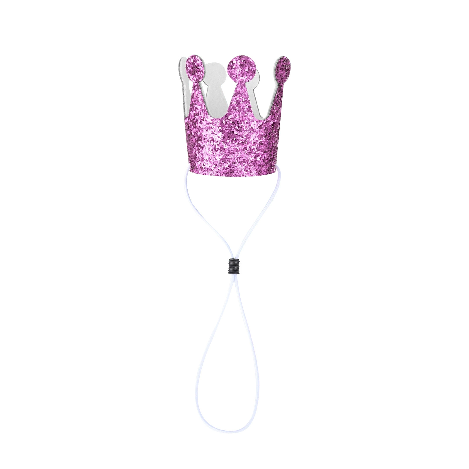 Custom Dog Birthday Crown with Glitter Nonwoven Finish