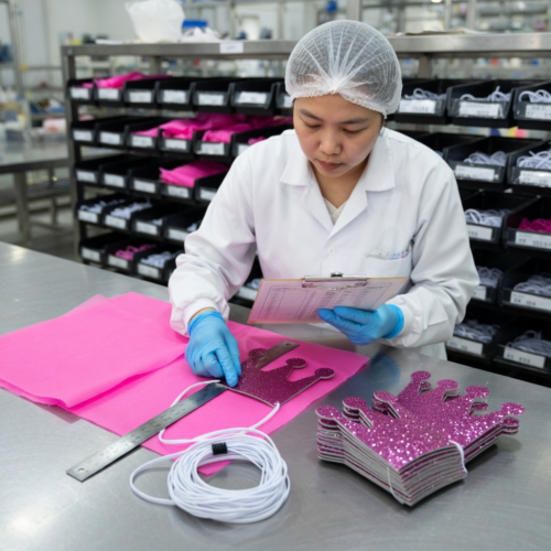 Custom Dog Birthday Crown with Glitter Nonwoven Finish