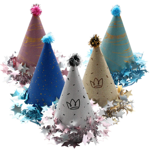 Custom Dog Birthday Hat with Bandana and Number Set