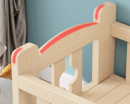 Double Layer Wooden Dog Bunk Beds for Wholesale