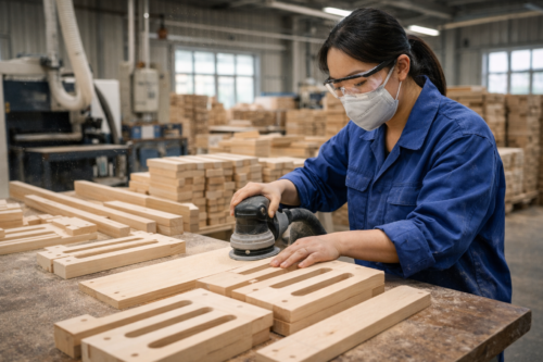 Double Layer Wooden Dog Bunk Beds for Wholesale