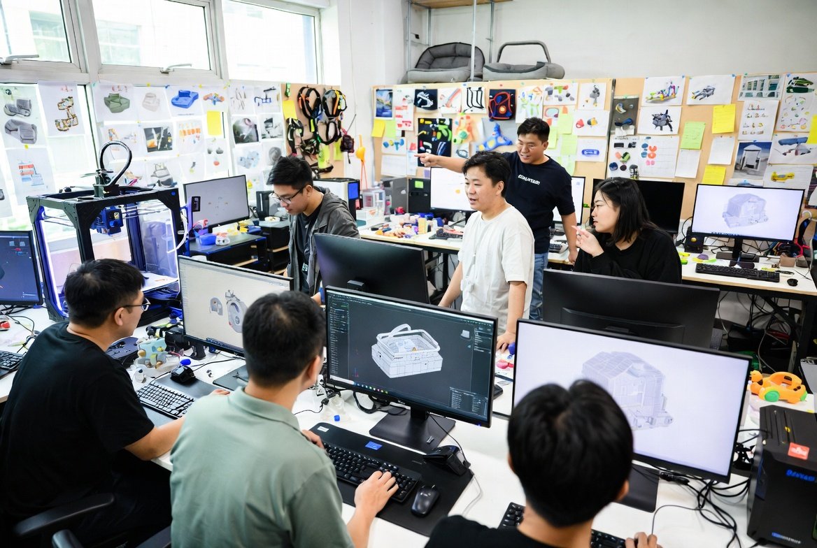 In-house CAD 3D modeling and rapid prototyping for pet products at SunPetJoy