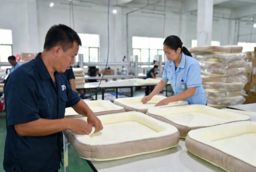 Thickened Border Rectangle Dog Bed for Wholesale