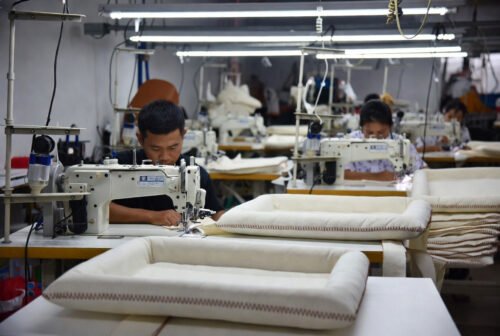 Thickened Border Rectangle Dog Bed for Wholesale