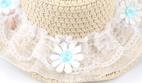 Wholesale Dog Straw Hat in Straw Weave