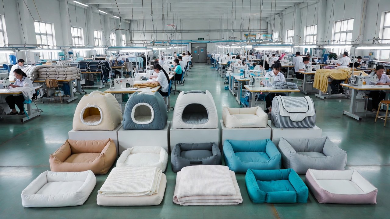 SunPetJoy Pet Supplies Factory in Fuzhou China
