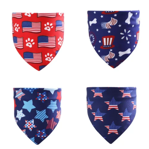 4th of july dog bandana