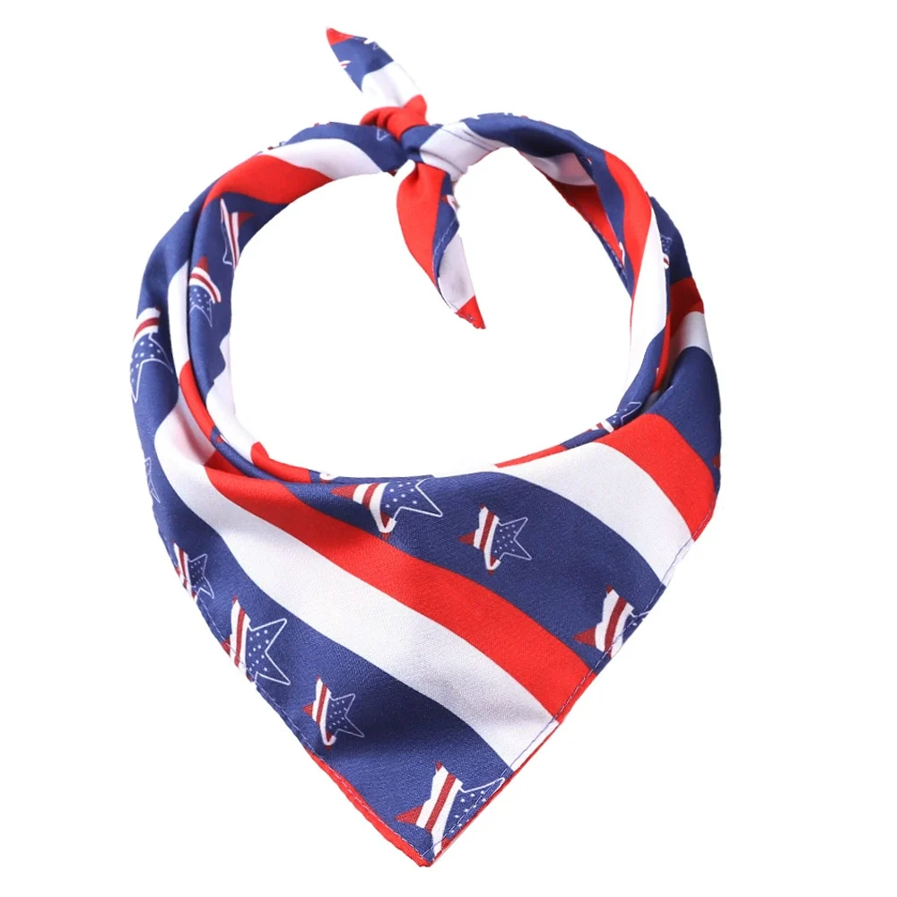4th of july dog bandana