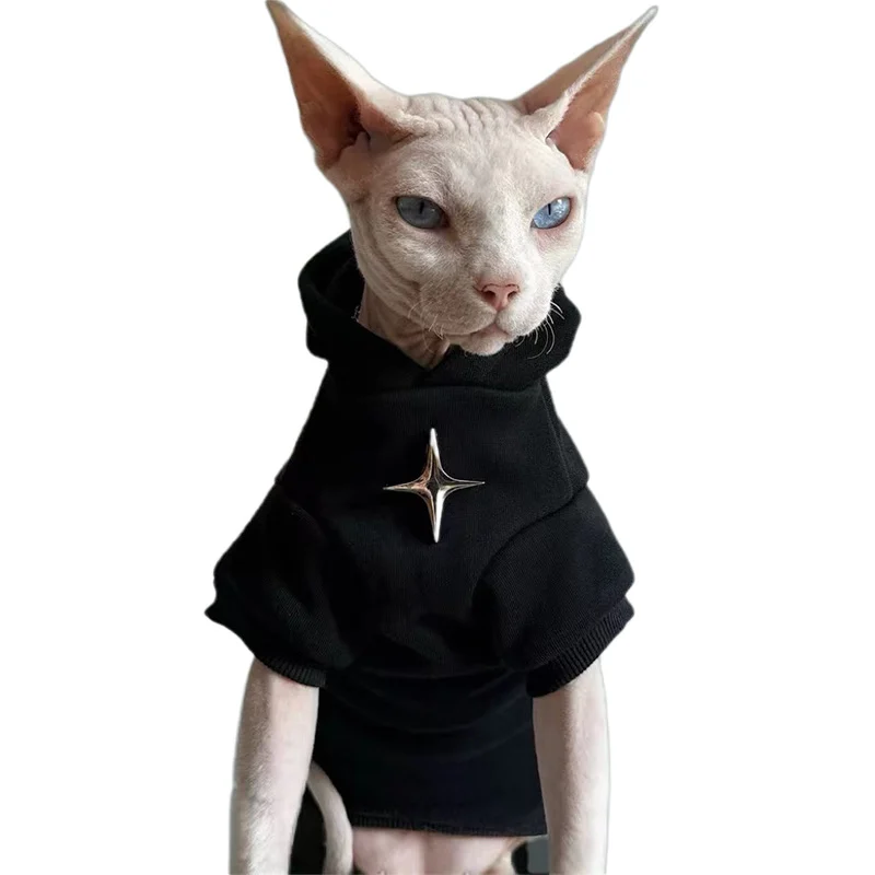 Black Cat Hoodie - Image 3