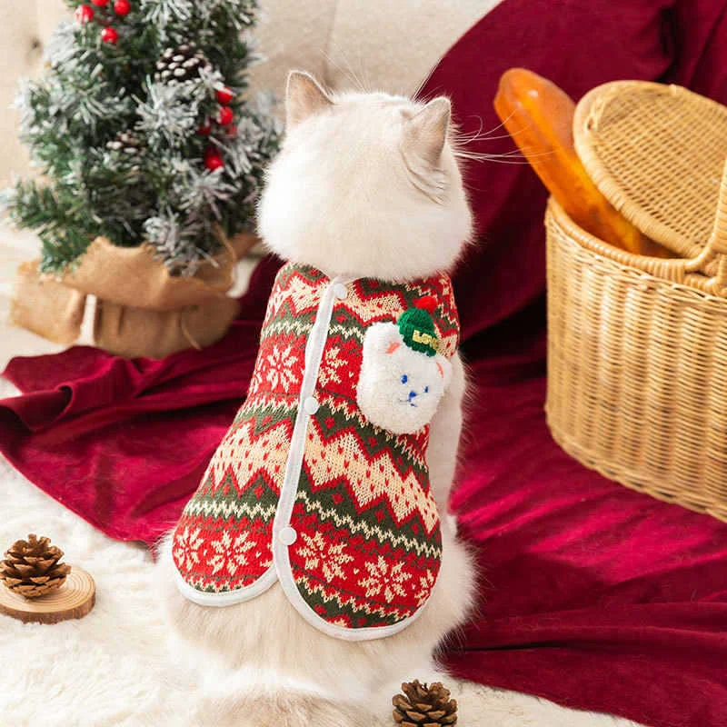 Cute Cat Christmas Sweater