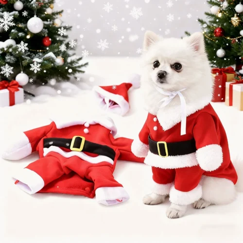 Father Christmas Dog Costume