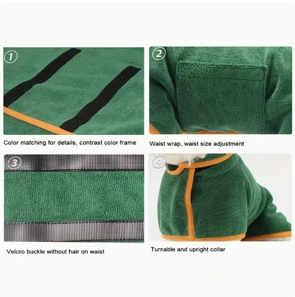 Dog Bathrobe - Image 4