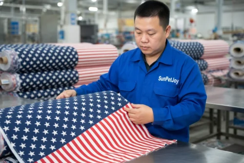 American Flag Dog Bandana