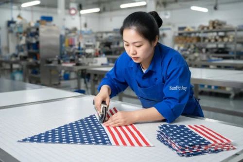 American Flag Dog Bandana