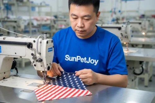American Flag Dog Bandana