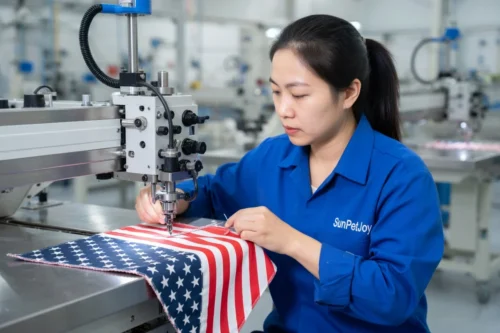 American Flag Dog Bandana
