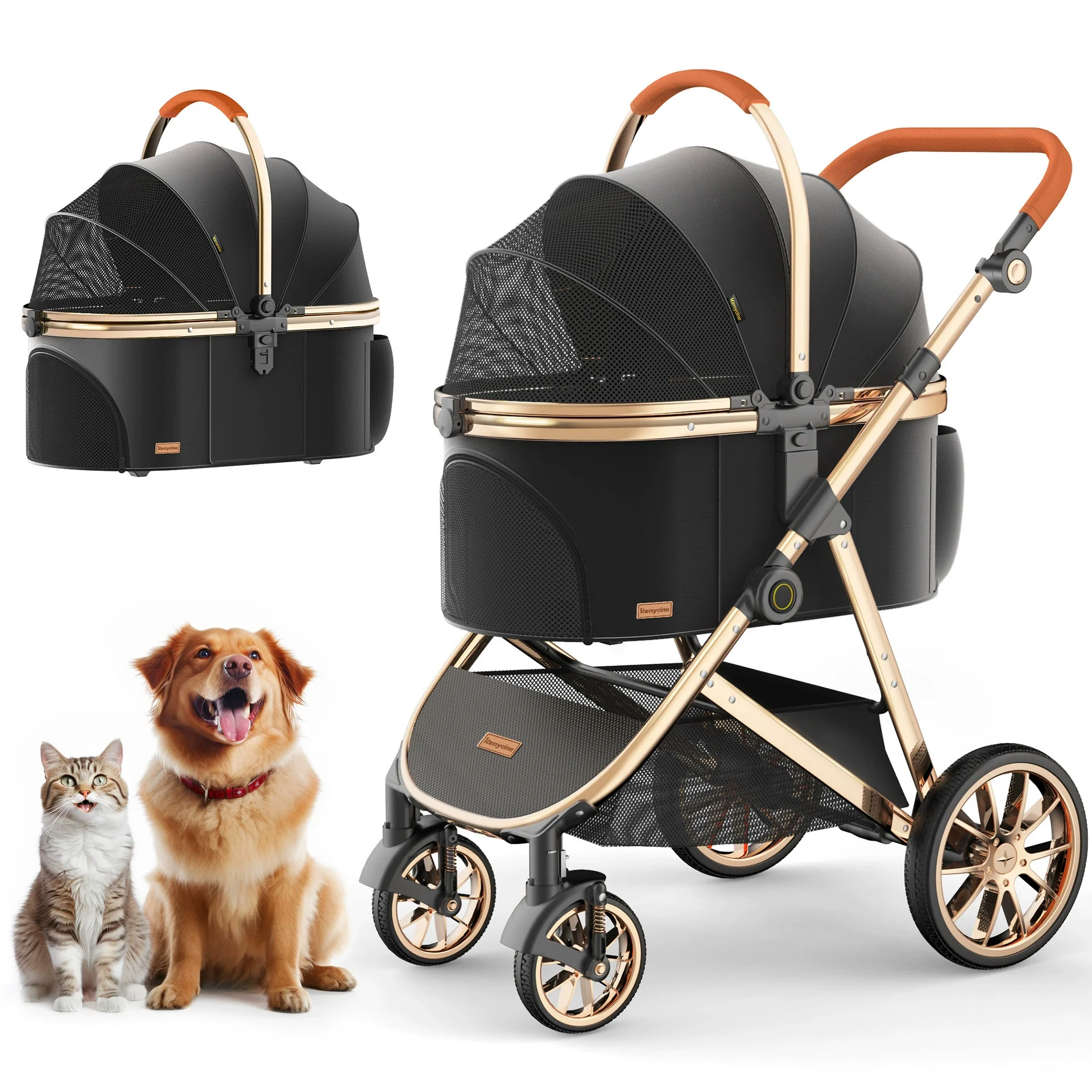 cat dog stroller