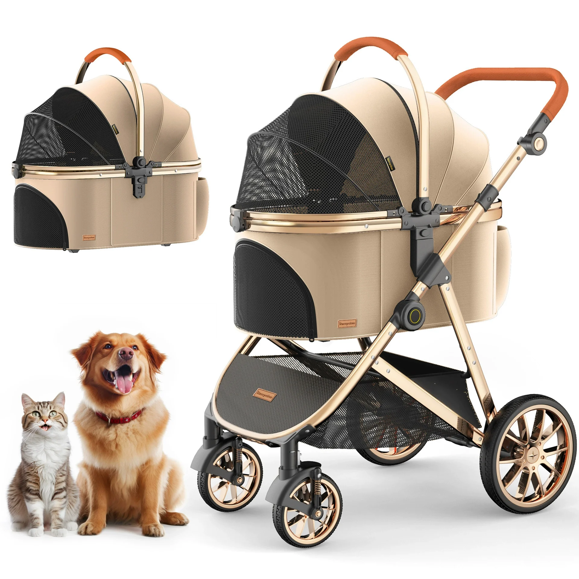cat dog stroller