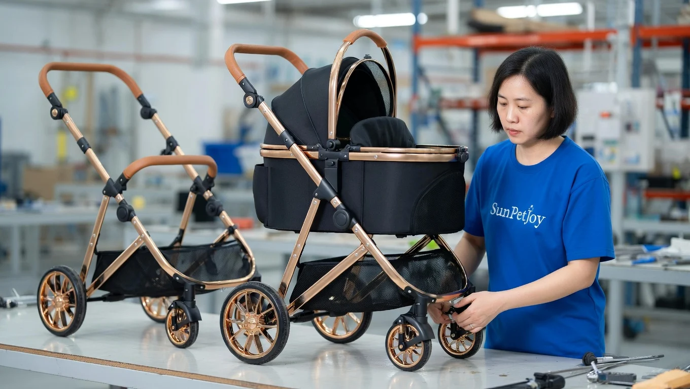 Cat Dog Stroller