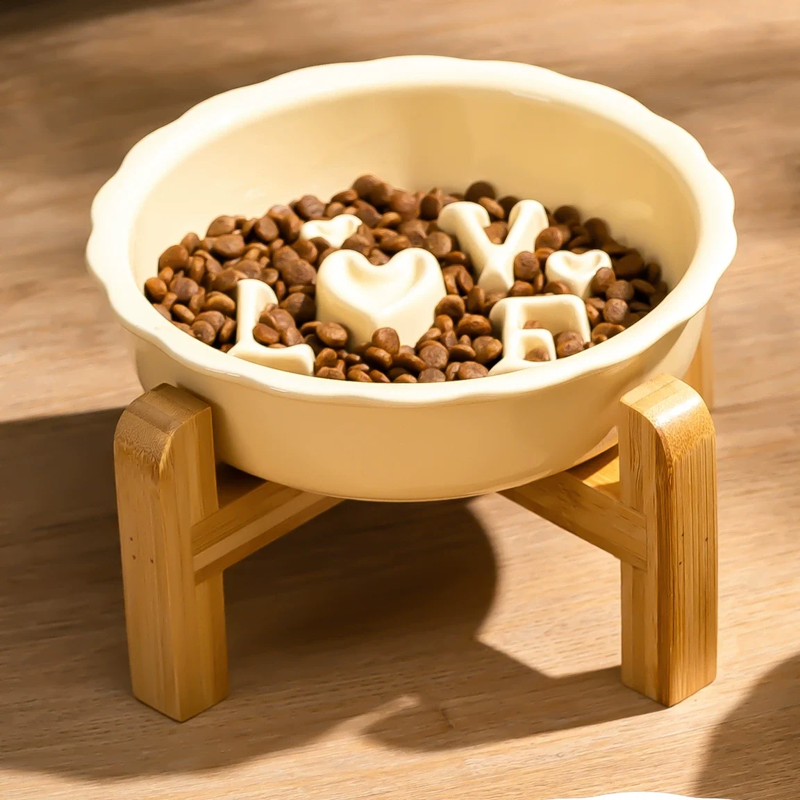 ceramic dog bowl