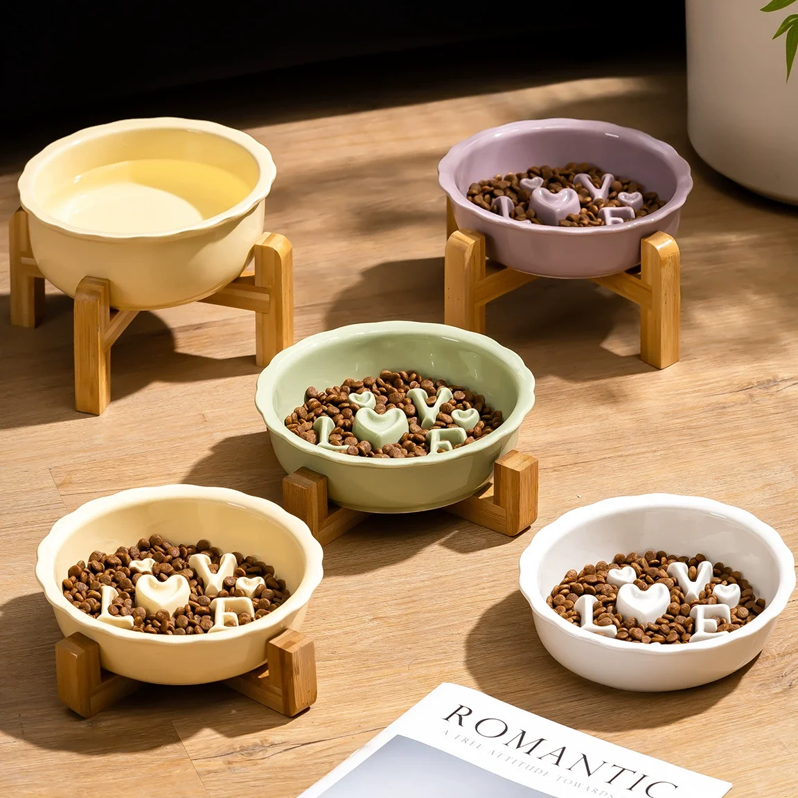 ceramic dog bowl
