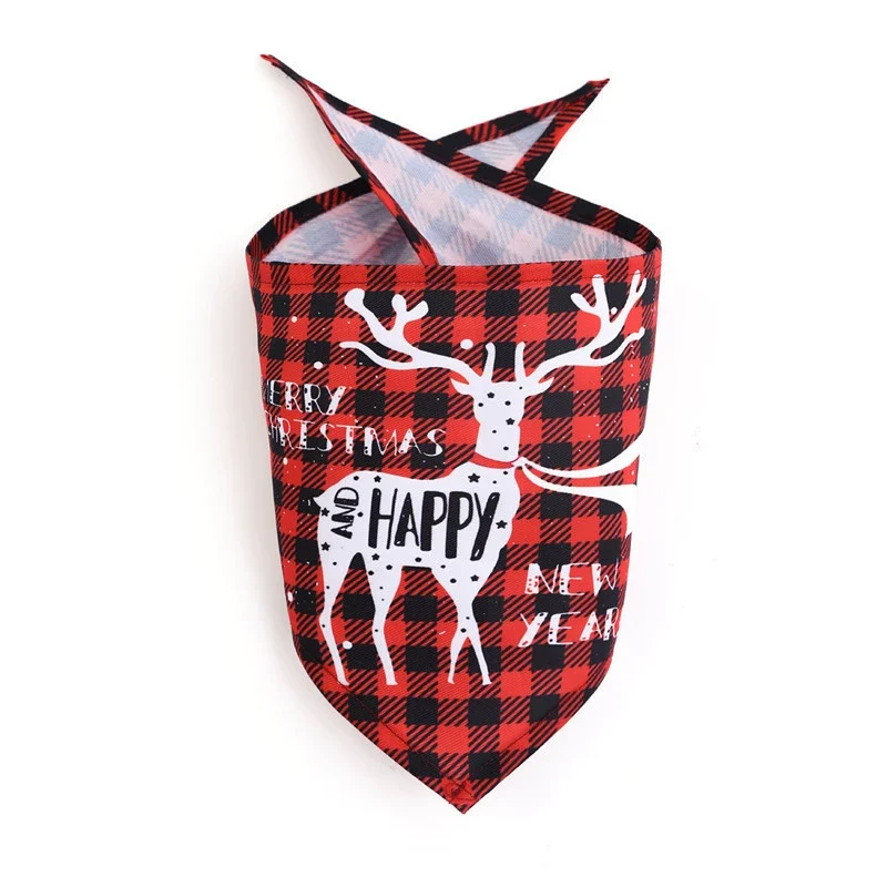 christmas dog bandana