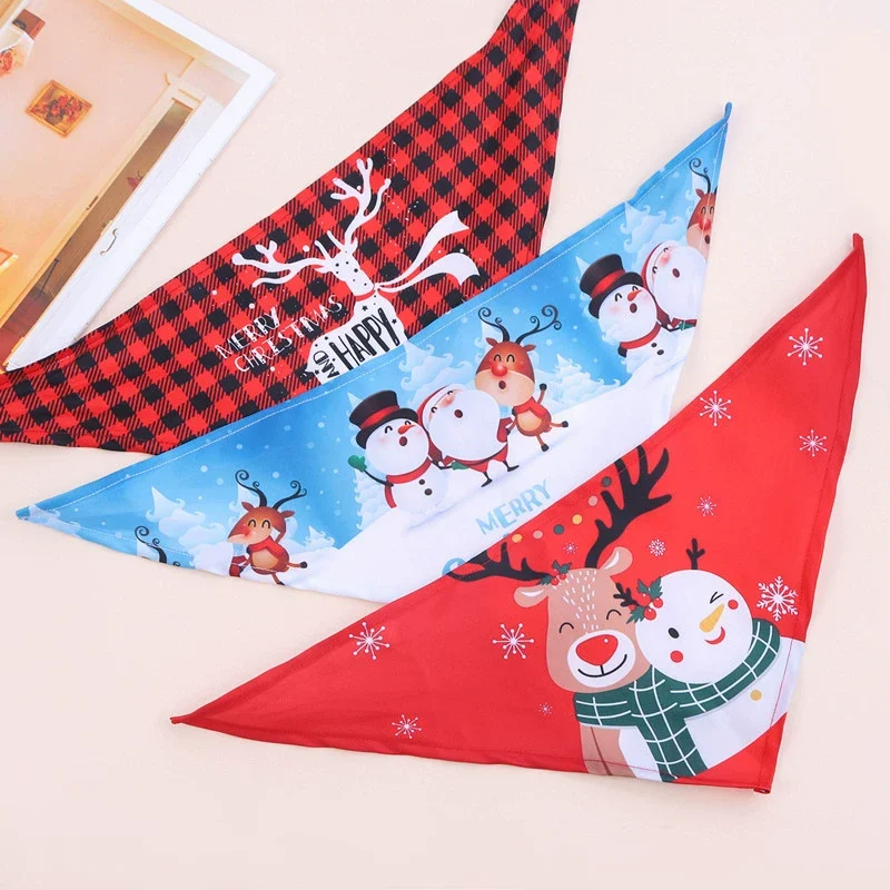 christmas dog bandana