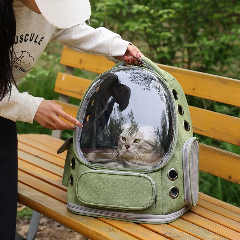 clear cat backpack