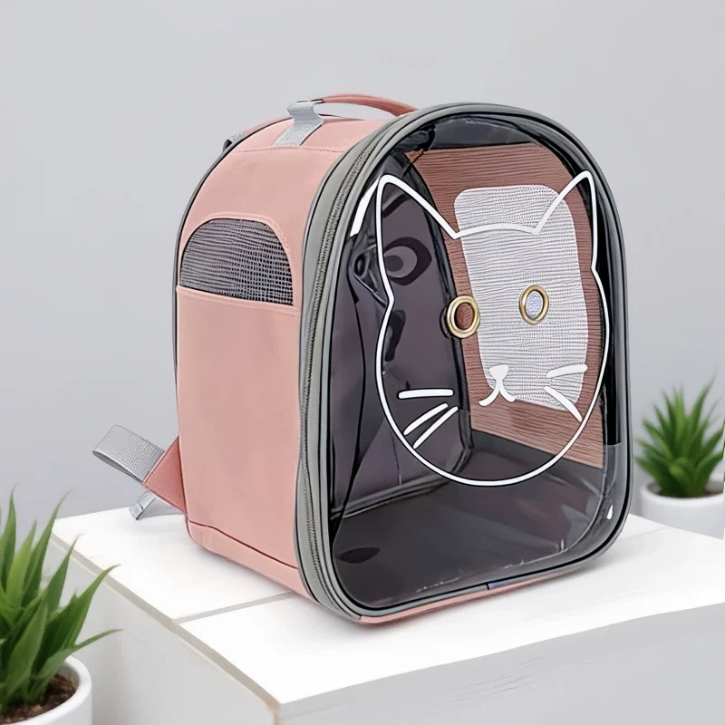 clear cat backpack