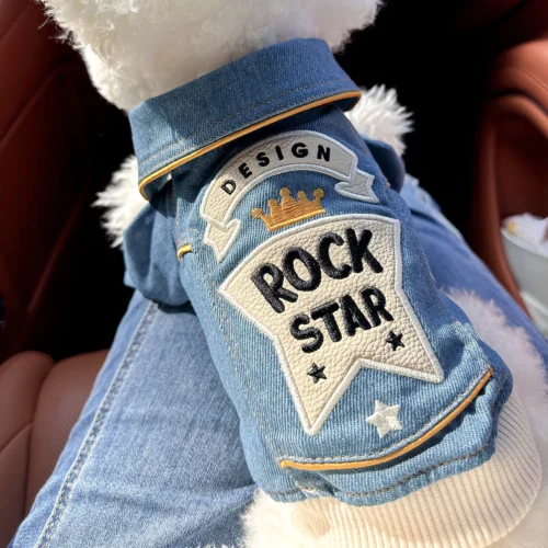 Denim Dog Jacket