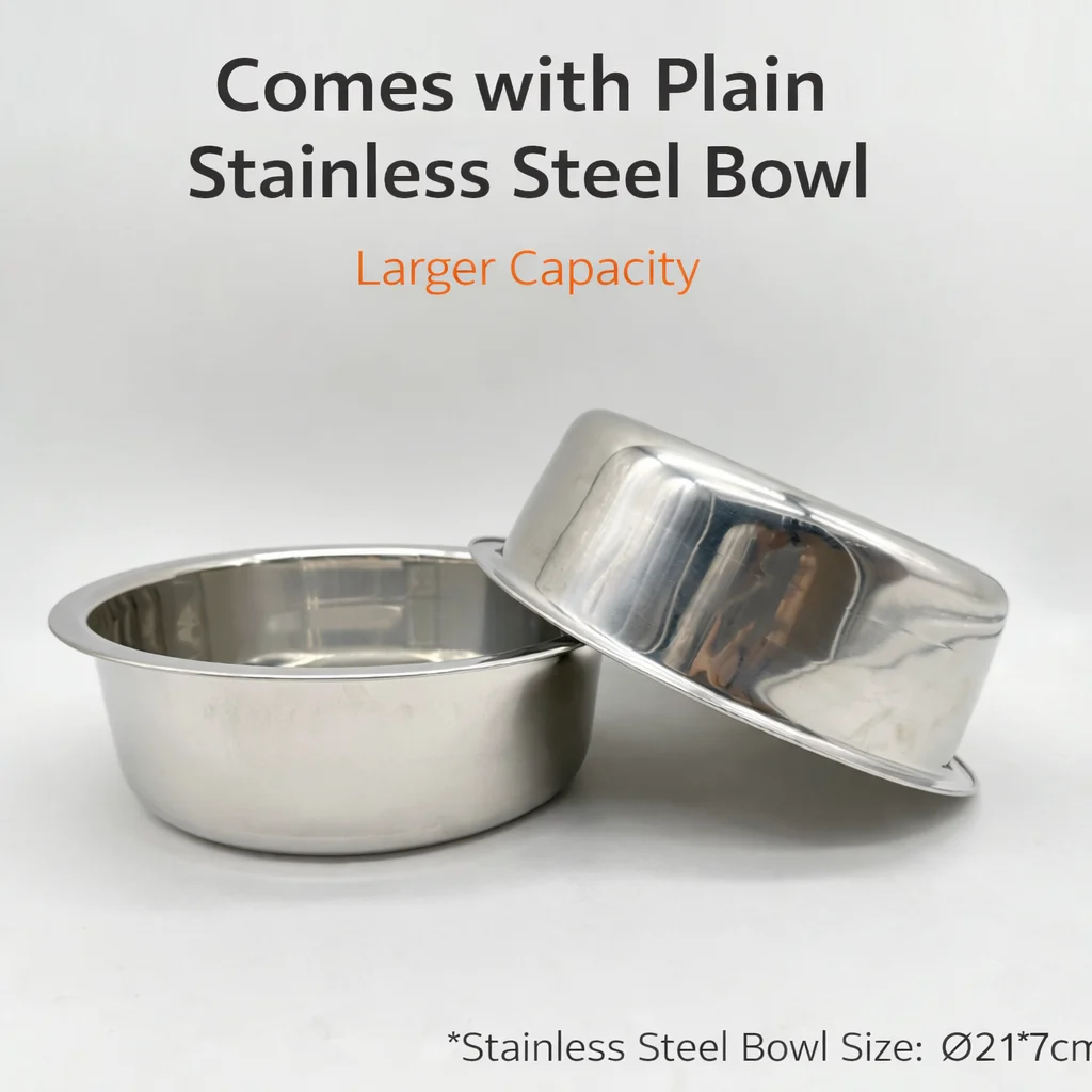 Dog Bowl And Stand - Image 5