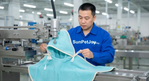 Dog Bathrobe With Hood