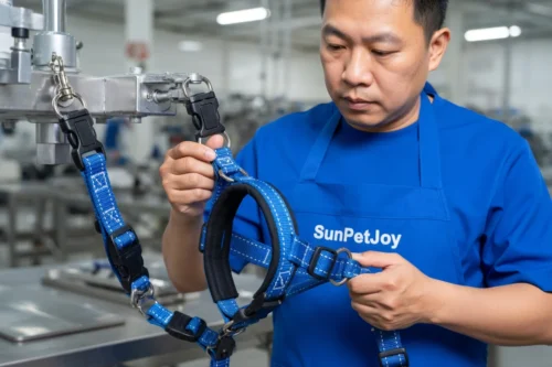 Dog Leash And Muzzle