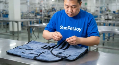 dog bathrobe for drying dogs 